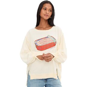 Free People womens We the Free Graphic Camden Pullover in Saudi Arabia