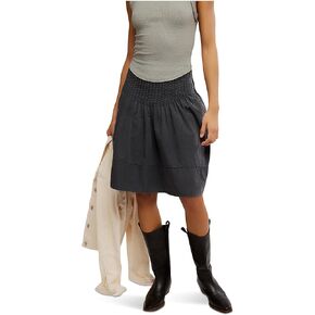 Free People Womens Peyton Pintuck Midi Skirt in Saudi Arabia