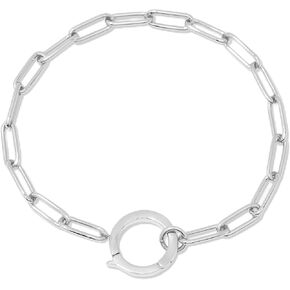Brook & York Charm Bracelet in Gold - Paperclip Chain Charm Bracelet - Gifts for Mom in Saudi Arabia