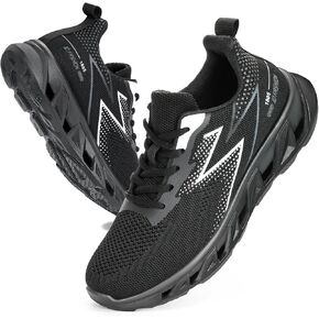 حذاء رياضي للمشي للسيدات من ZVC حذاء جري للنساء غير قابل للانزلاق حذاء تنس مسامي ورباط مريح للعمل in Kuwait