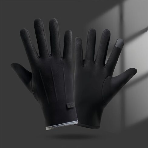 Men's Winter Touchscreen Gloves - Thermal Insulated Cold Weather Gloves with Fleece Lining for Texting, Driving, Outdoor in Saudi Arabia