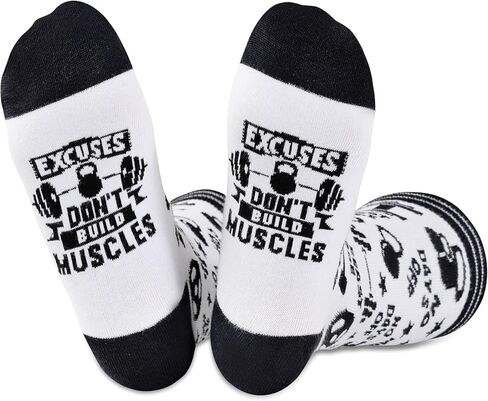 InnoBeta Workout Gifts Socks for Men, Women, Deadlift Enthusiast, One Size in Saudi Arabia