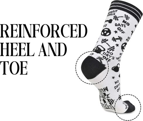 InnoBeta Workout Gifts Socks for Men, Women, Deadlift Enthusiast, One Size in Saudi Arabia