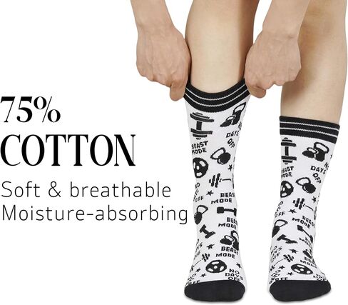 InnoBeta Workout Gifts Socks for Men, Women, Deadlift Enthusiast, One Size in Saudi Arabia