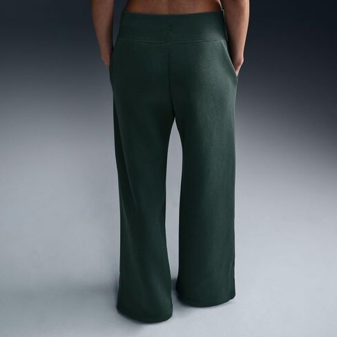 Nike Sportswear Phoenix Fleece Women's High-Waisted Wide-Leg Sweatpants (DQ5615-338, Vintage Green/Sail) in Saudi Arabia