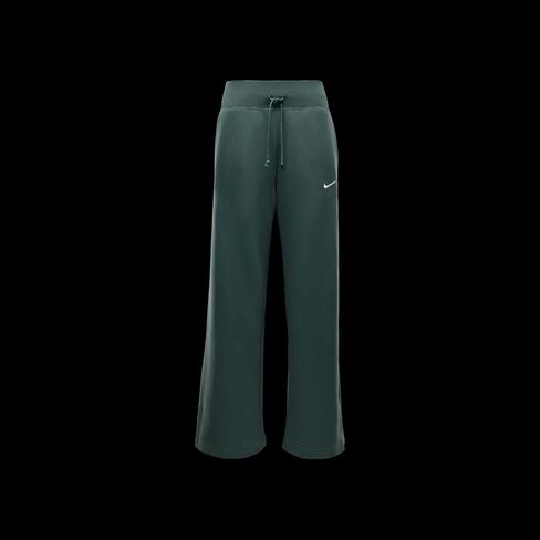 Nike Sportswear Phoenix Fleece Women's High-Waisted Wide-Leg Sweatpants (DQ5615-338, Vintage Green/Sail) in Saudi Arabia