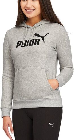 PUMA Women's Essentials Logo Fleece Hoodie (Available in Plus Sizes), Astro Red, Large in Saudi Arabia