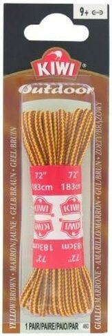 70448 Outdoor Round Laces, Gold/Brown, 72-In. - Quantity 1 in Saudi Arabia