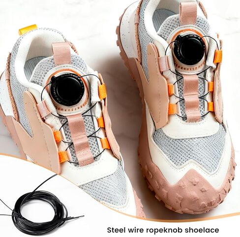 Rotating automatic buckle elastic shoelace replacement, suitable for children and adults, button shoelaces. in Saudi Arabia