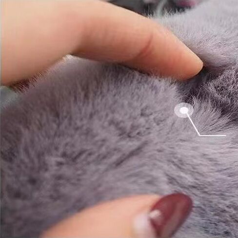 وشاح نسائي شتوي ناعم منفوش حورية البحر وشاح مكتنز من الفرو للطقس البارد لتدفئة الرقبة للسيدات in Saudi Arabia
