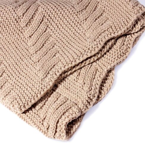 Marte&Joven Winter Knit Infinity Scarf for Women Thick Warm Khaki Circle Loop Scarves Holiday Gift, 1 in Saudi Arabia