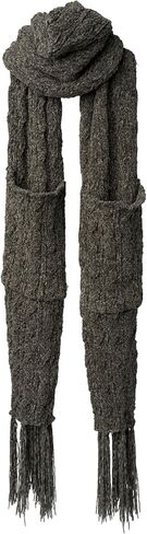 Britt's Knits Winter Knit Chenille Knotted Fringe Pocket Scarf for Women in Saudi Arabia