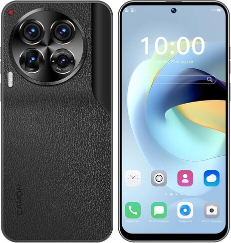 Tecno Camon 30 Pro Unlocked Phone,5G Cell Phone 6GB+128GB Smartphone Android 13, 6800mAh Battery, 6.5" FHD+48MP Camera, Dual SIM Octa-Core Phone GPS/Fingerprint/Face ID (White) in Kuwait