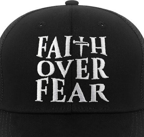Christian Hats for Men Women Adjustable Size Baseball Cap Christian Easter Gifts Black in Saudi Arabia
