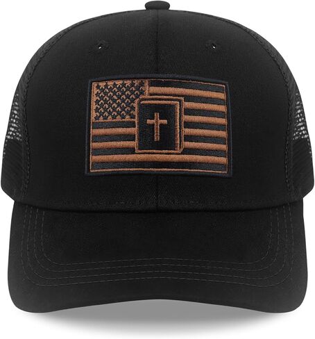 Christian Hats for Men Women Adjustable Size Baseball Cap Christian Easter Gifts Black in Saudi Arabia