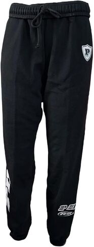 Victoria's Secret Pink Fleece Ivy Relaxed Sweatpants Color Black New (US, Alpha, XX-Large, Regular, Regular, Black Racing) in Saudi Arabia