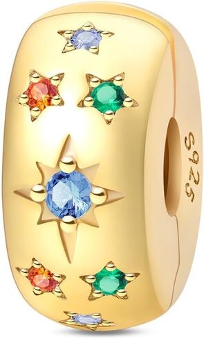 سحر سدادة مشبك الذهب لأساور باندورا الفواصل الخرزة سحر المجوهرات هدية للنساء in Kuwait