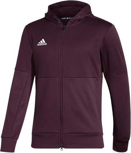 سترة adidas Issue بسحاب كامل - سترة رجالية كاجوال XL Team Maroon Melange/White in Kuwait