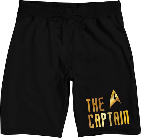 Star Trek Original Series The Captain Men's Black Sleep Pajama Shorts in Saudi Arabia