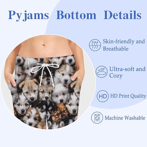 KOYI Realistic Animal Pajama Pants for Men and Women, Lifelike Print Unisex Lounge Sleep Pants in Saudi Arabia