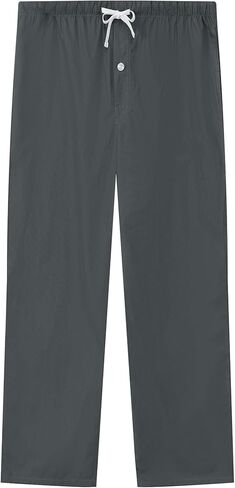 U2SKIIN Mens 100% Cotton Lightweight Pajama Pants Sleep Pj Bottoms Comfy Lounge Pants with Pockets and Button Fly in Saudi Arabia