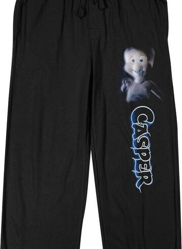 Casper Ghost Logo Adult Black Sleep Pajama Pants in Saudi Arabia