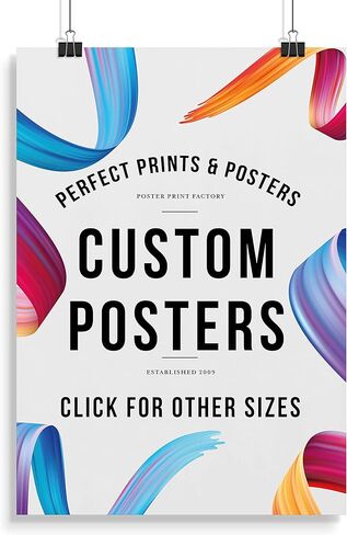 Poster Print Factory Custom Photo Poster – Upload Your Image – 12 x 18 Personalized Wall Art – Choice of Gloss, Matte, or Satin Finish in Saudi Arabia