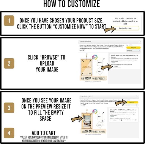 Poster Print Factory Custom Photo Poster – Upload Your Image – 12 x 18 Personalized Wall Art – Choice of Gloss, Matte, or Satin Finish in Saudi Arabia