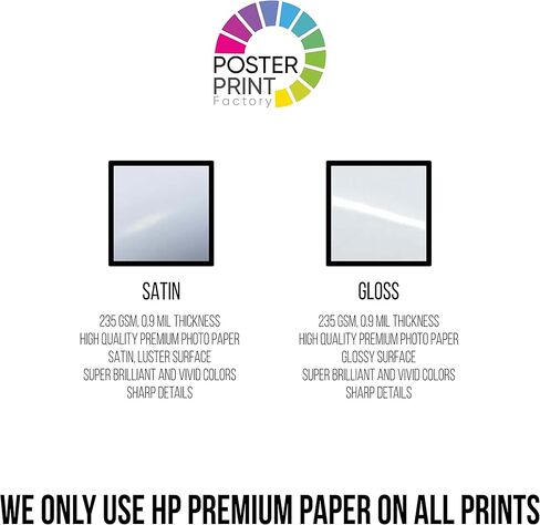Poster Print Factory Custom Photo Poster – Upload Your Image – 12 x 18 Personalized Wall Art – Choice of Gloss, Matte, or Satin Finish in Saudi Arabia