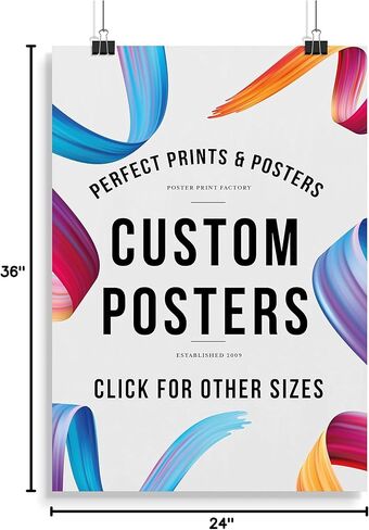 Poster Print Factory Custom Photo Poster – Upload Your Image – 12 x 18 Personalized Wall Art – Choice of Gloss, Matte, or Satin Finish in Saudi Arabia