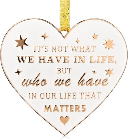 New Home Ornament 2025 - Metal House Warming Gifts New Home Ornament, Housewarming Gift Ideas for Women Couple Homeowners, First House Ornaments for Christmas Decoration-New House New Beginnings in Kuwait