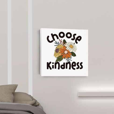 Inspirational Wall Art Decor Office Home Desk Decor Decorative Floral Canvas Painting Colorful Painting Canvases Affirmations Encouragement Gifts for Women Daughter Grandma Friends in Saudi Arabia