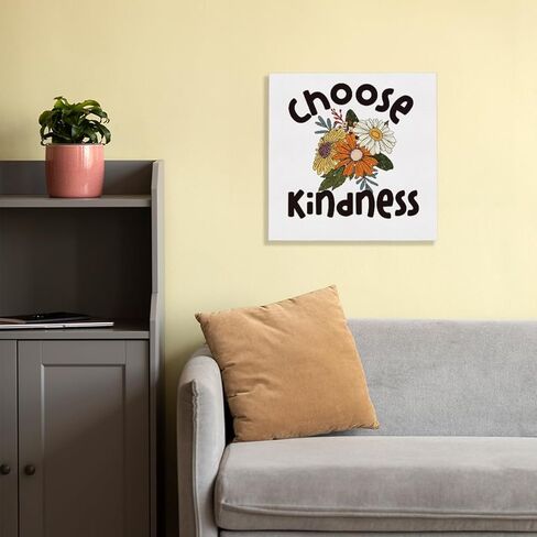 Inspirational Wall Art Decor Office Home Desk Decor Decorative Floral Canvas Painting Colorful Painting Canvases Affirmations Encouragement Gifts for Women Daughter Grandma Friends in Saudi Arabia