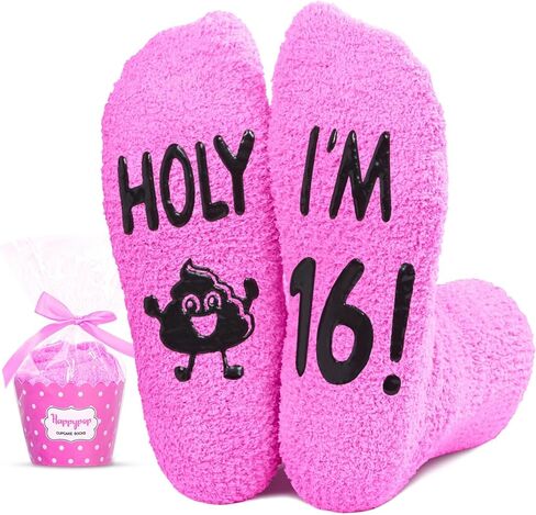 HAPPYPOP 14th Birthday Gifts for Boys Girls, Teen Boys Teenage Girl Birthday Gift Ideas, Happy 14th Birthday Socks for Teens in Saudi Arabia