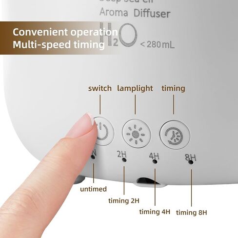 Jellyfish Diffuser 280ml, Cute humidifier, with Remote Control Timer, 7 Color LED Night Light, Essential oiluser Suitable for Home Office, Hotel spa Yoga Room, auto Shut-Off in Saudi Arabia