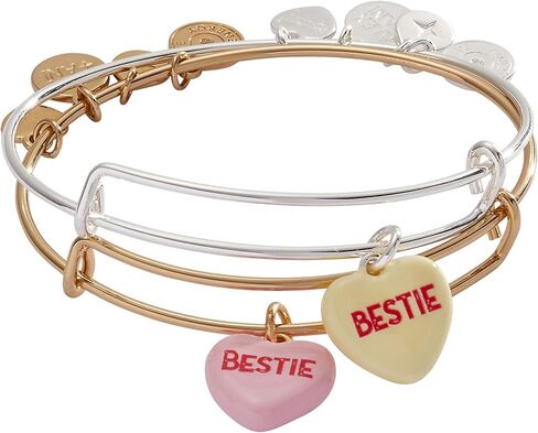 مجموعة أساور ساحرة "Bestie" من Alex and Ani Sweethearts مكونة من قطعتين in Kuwait