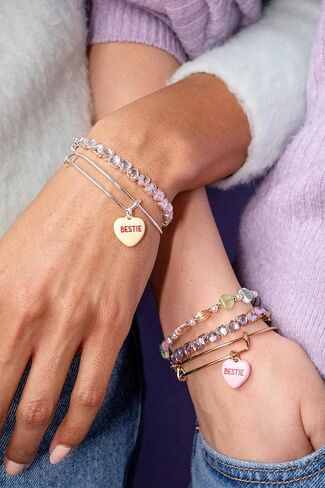 مجموعة أساور ساحرة "Bestie" من Alex and Ani Sweethearts مكونة من قطعتين in Kuwait