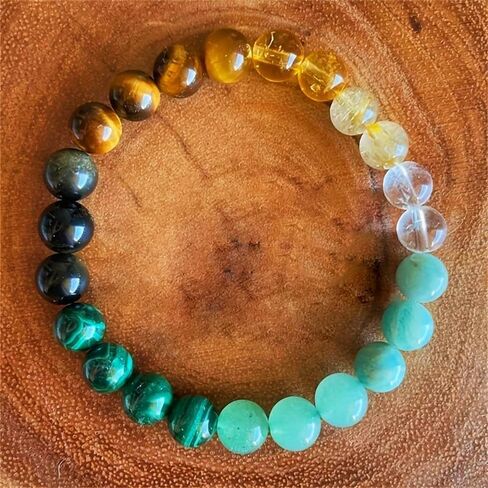 Money Attraction Bracelets for Women & Men Natural Crystal Stone Bracelets Attracts Money Wealth Feng Shui Beaded Bracelet in Saudi Arabia