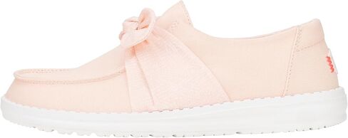 Heydude Wendy Bow Essentials Pale Pink Size 6 ، أحذية نسائية ، متسكعون للسيدات ، مريح وخفيف الوزن in Kuwait