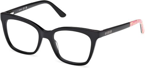 Guess GU50268 001 shiny black 47/16/130 GIRL Eyewear Frame in Saudi Arabia