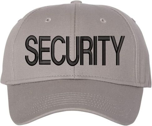 Security Baseball Hat | Large Embroidered Structured Adjustable Uniform Guard Officer Official Bouncer Bodyguard Cap in Saudi Arabia