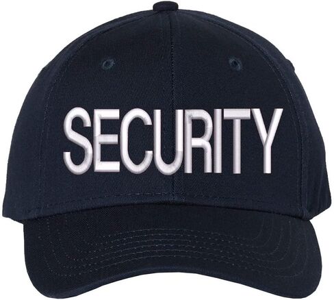 Security Baseball Hat | Large Embroidered Structured Adjustable Uniform Guard Officer Official Bouncer Bodyguard Cap in Saudi Arabia