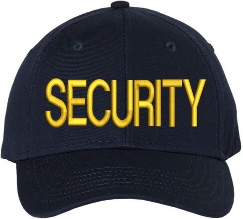 Security Baseball Hat | Large Embroidered Structured Adjustable Uniform Guard Officer Official Bouncer Bodyguard Cap in Saudi Arabia