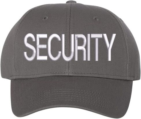 Security Baseball Hat | Large Embroidered Structured Adjustable Uniform Guard Officer Official Bouncer Bodyguard Cap in Saudi Arabia