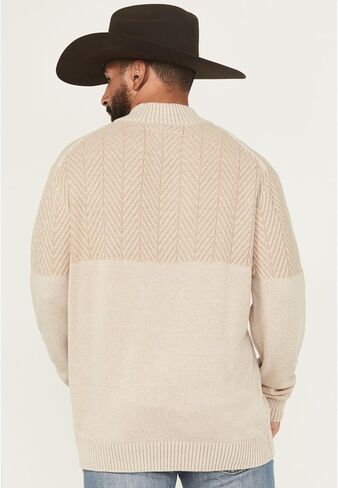 Cinch Men's Cream Button Sweater in Saudi Arabia