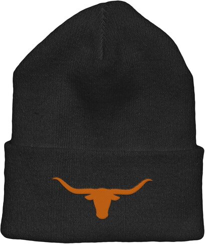 Longhorn Beanie Hat – Texas Beanie with Embroidered Longhorn– Texas Gift for Men and Women in Saudi Arabia