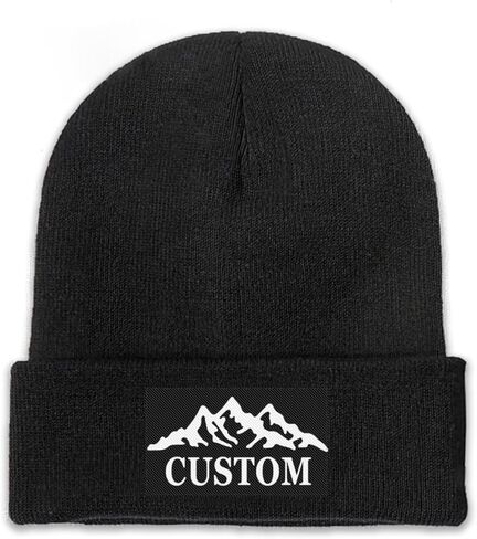 Bulk Custom Beanie Custom Winter Hat Knit Hats for Men Women Unisex Personalized Beanies Skull Caps Add Text Logo in Saudi Arabia