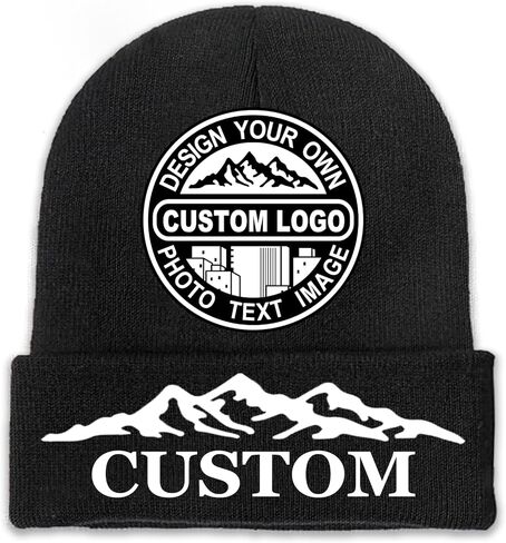 Bulk Custom Beanie Custom Winter Hat Knit Hats for Men Women Unisex Personalized Beanies Skull Caps Add Text Logo in Saudi Arabia