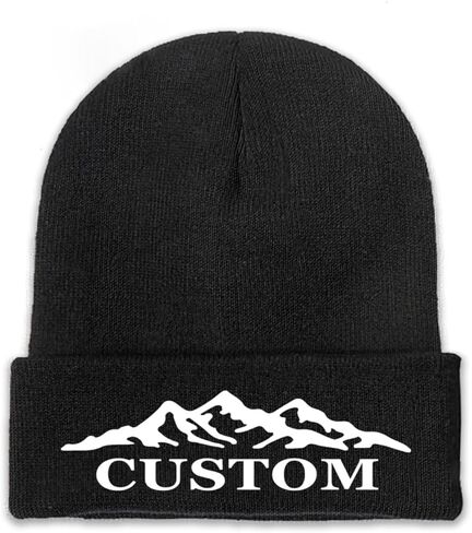Bulk Custom Beanie Custom Winter Hat Knit Hats for Men Women Unisex Personalized Beanies Skull Caps Add Text Logo in Saudi Arabia