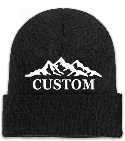 Bulk Custom Beanie Custom Winter Hat Knit Hats for Men Women Unisex Personalized Beanies Skull Caps Add Text Logo in Saudi Arabia